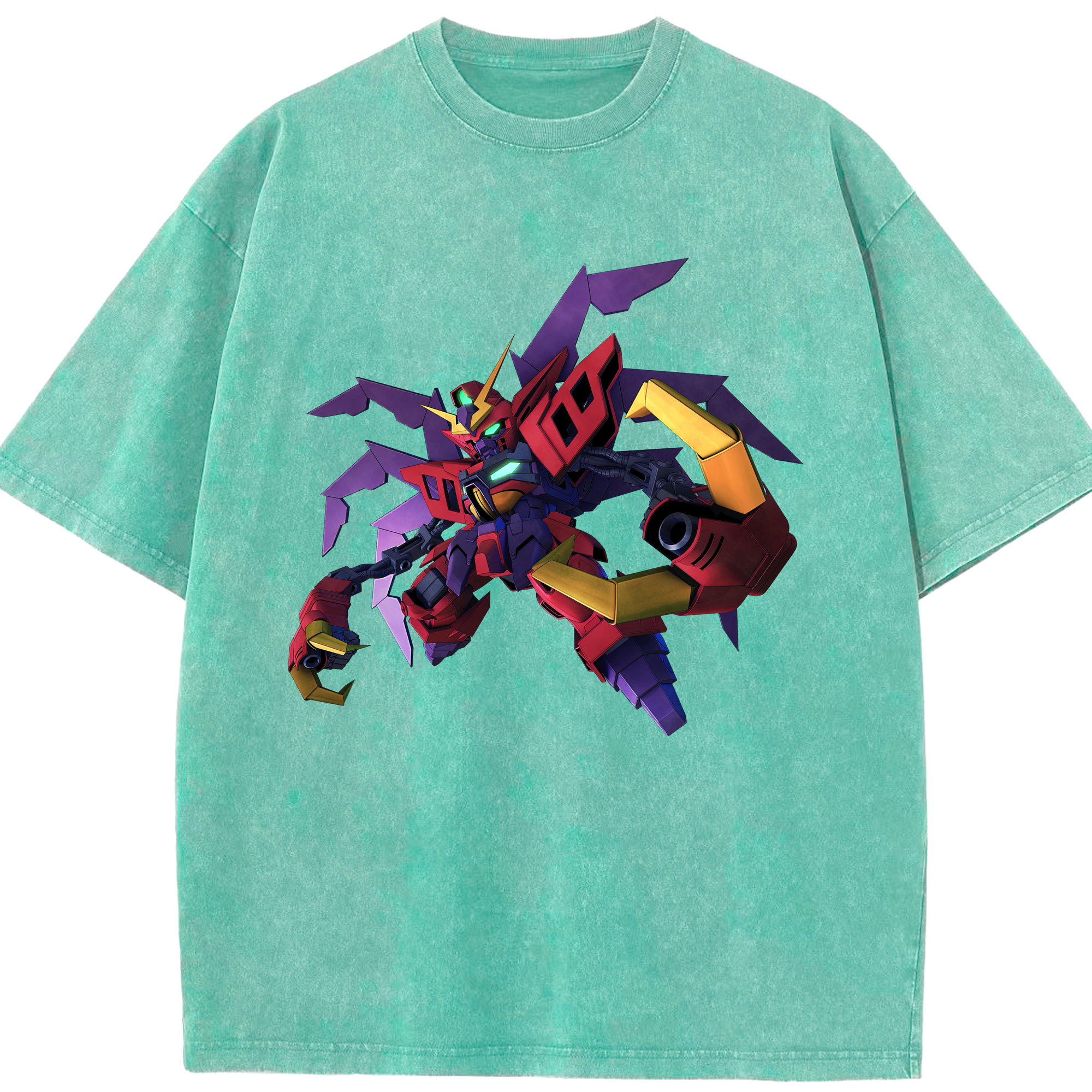 （画像用） 機動戦士ガンダム Mobile Suit Gundam 綿100% ヴィンテージ風 半袖Tシャツ（フロントプリント）